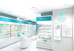 莫斯科Samson制药零售连锁药店视觉形象设计与互联网信息服务创新